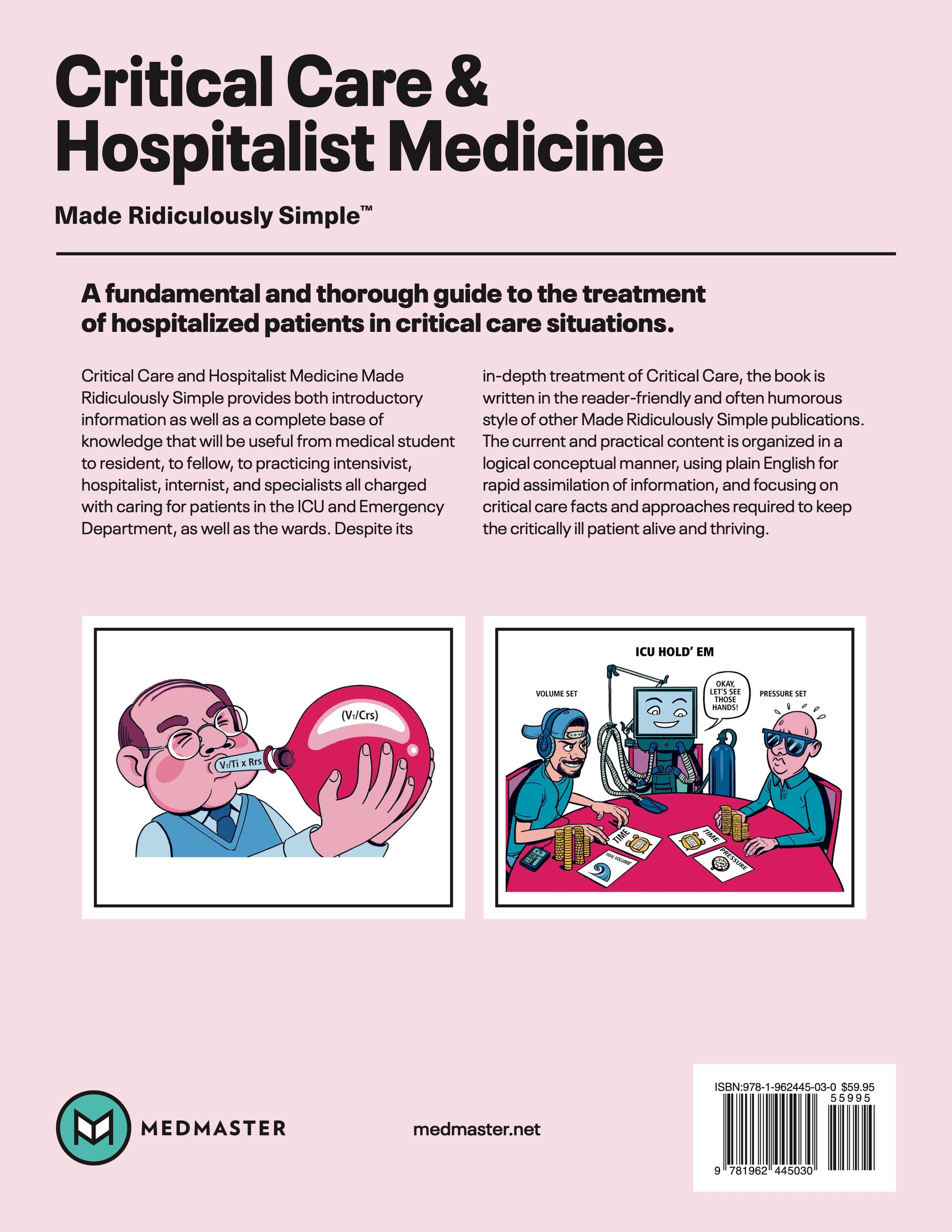 Critical Care and Hospitalist Medicine Made Ridiculously Simple