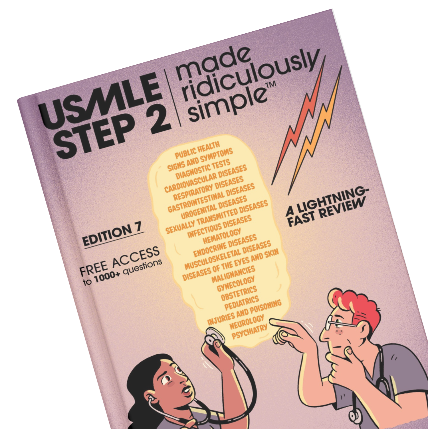 USMLE Step 2 Made Ridiculously Simple, Color Edition