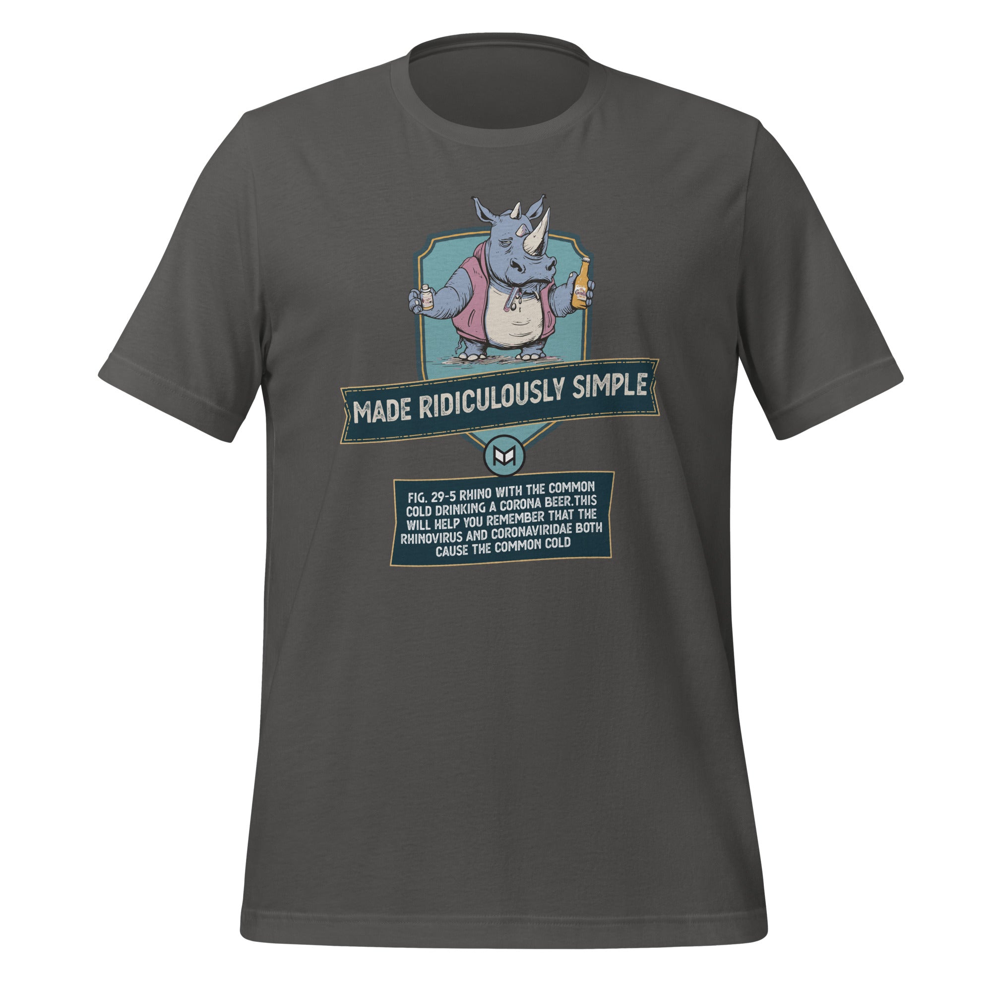 Rhinovirus and Coronavirus "Teach-Shirt"