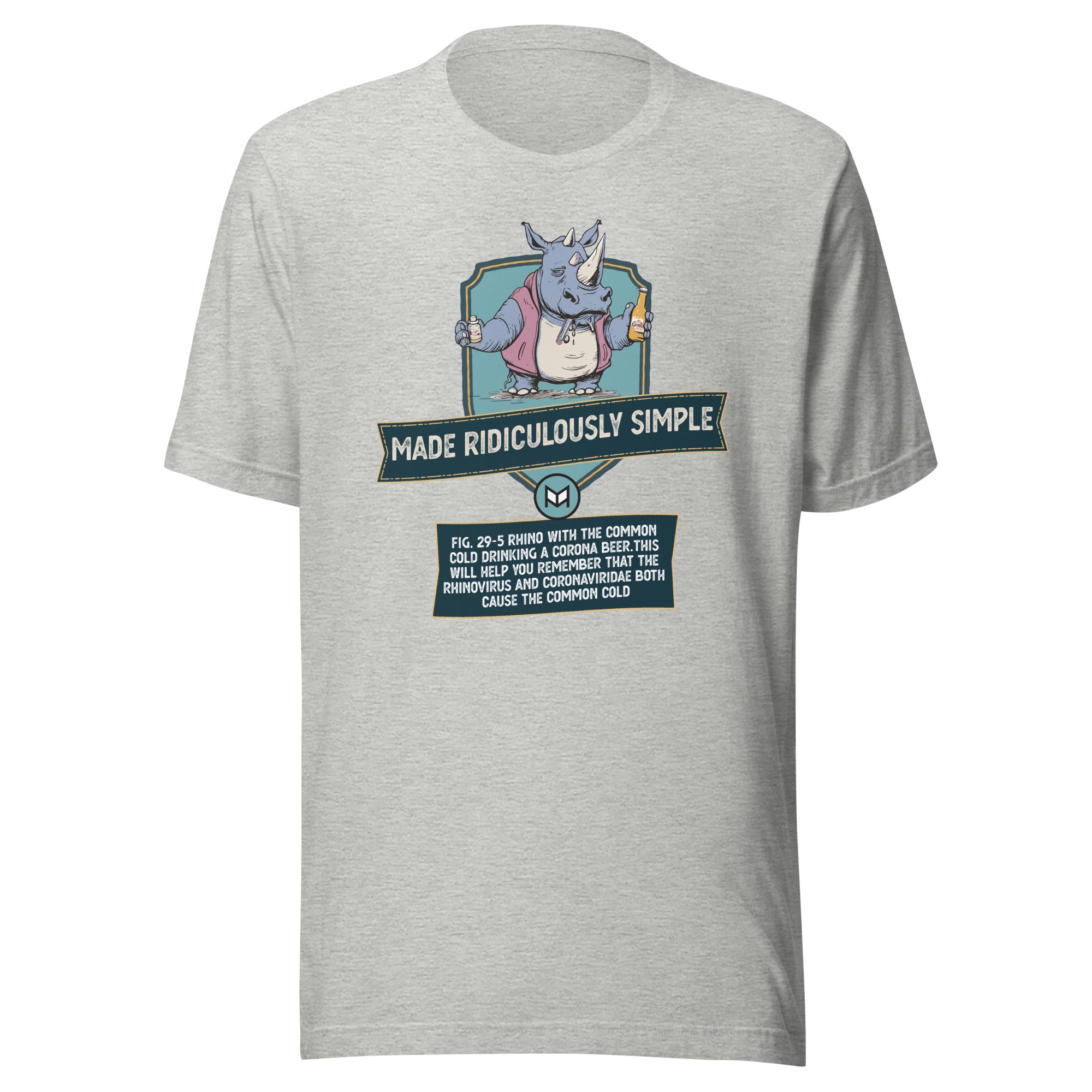 Rhinovirus and Coronavirus "Teach-Shirt"