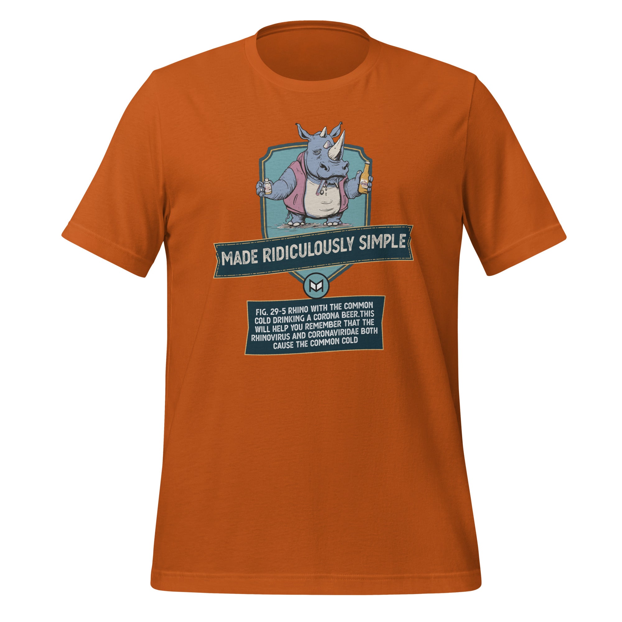 Rhinovirus and Coronavirus "Teach-Shirt"