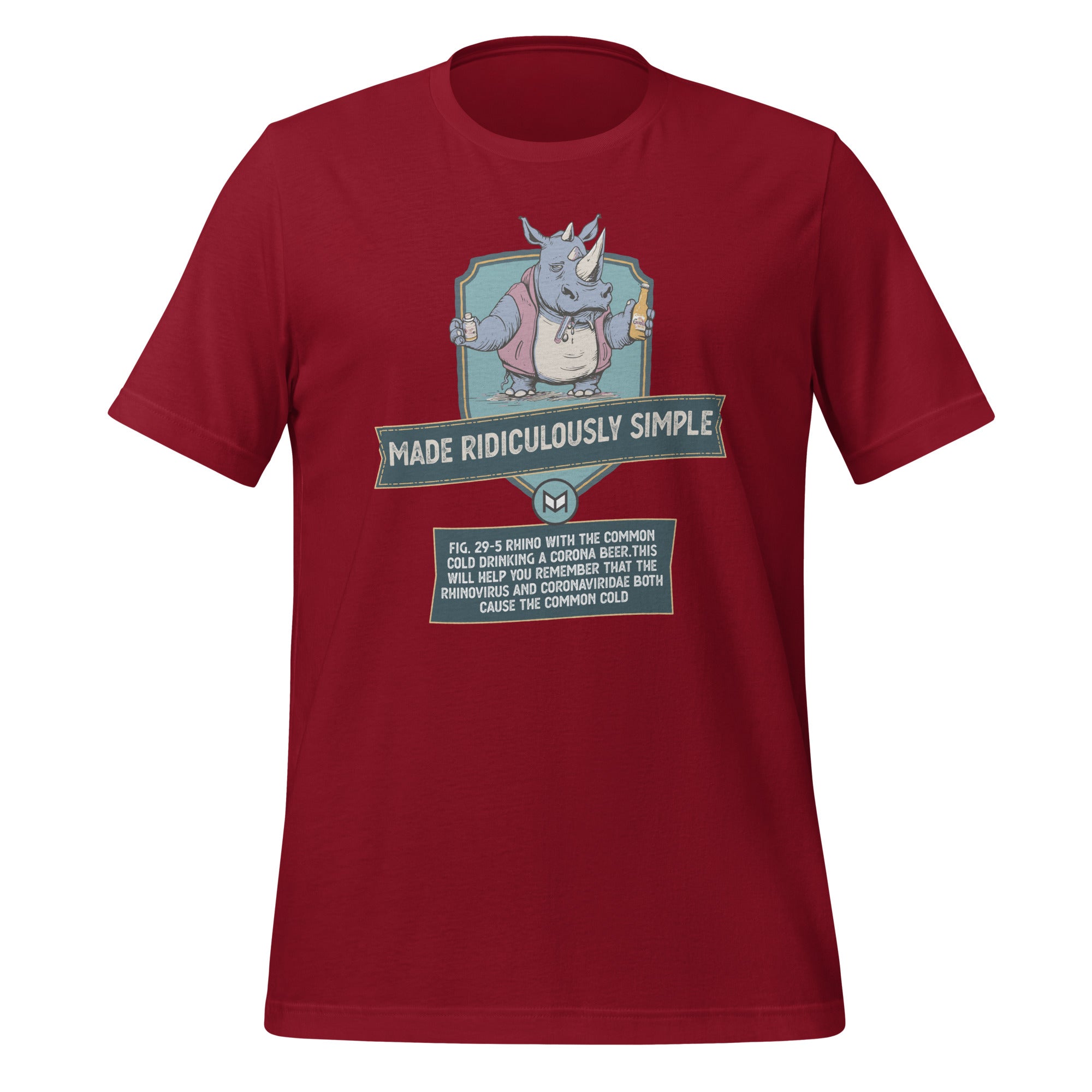 Rhinovirus and Coronavirus "Teach-Shirt"