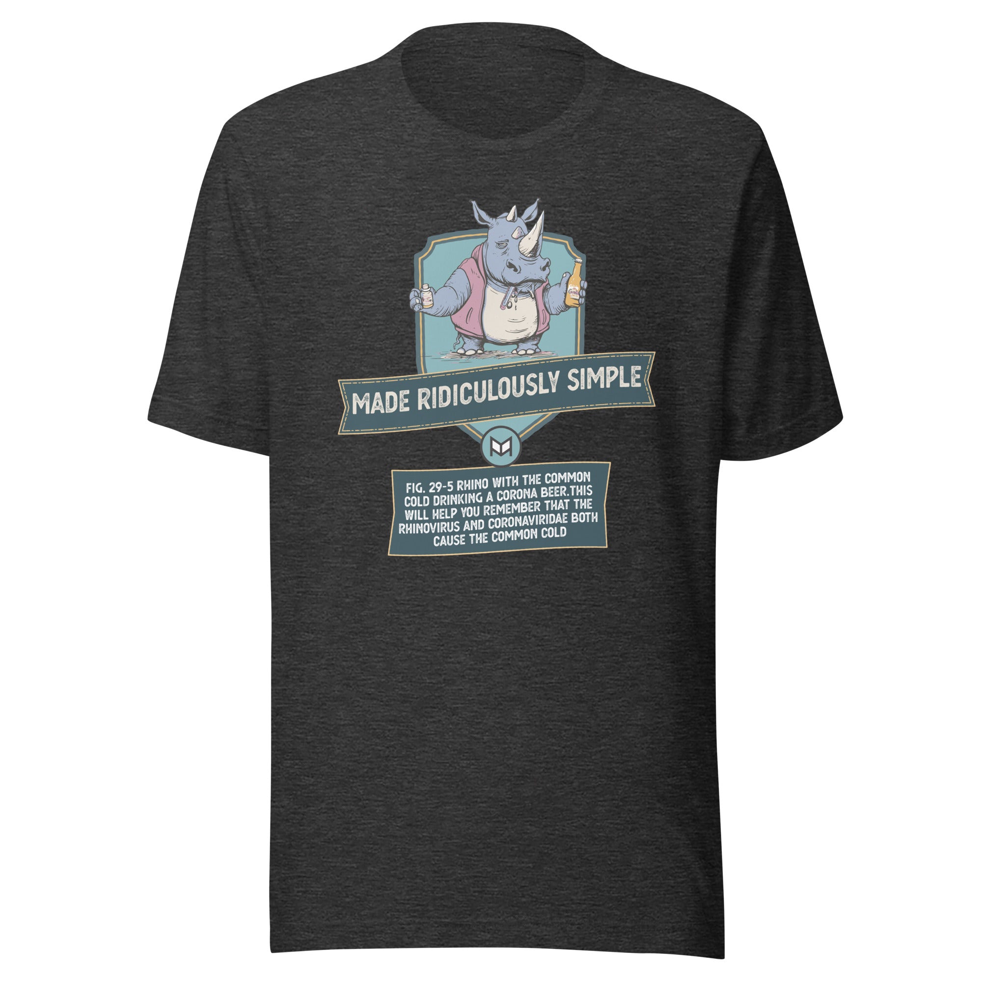 Rhinovirus and Coronavirus "Teach-Shirt"