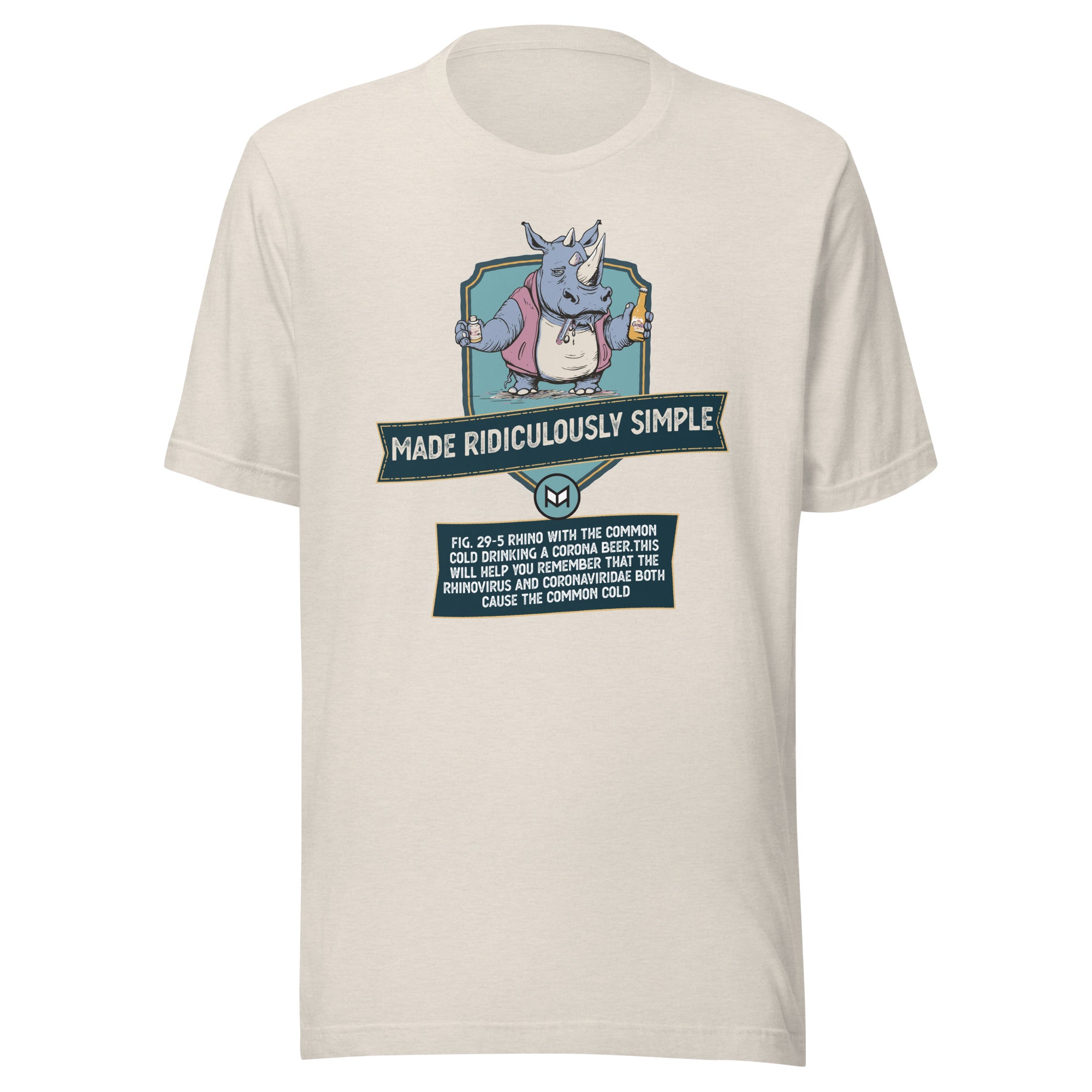 Rhinovirus and Coronavirus "Teach-Shirt"