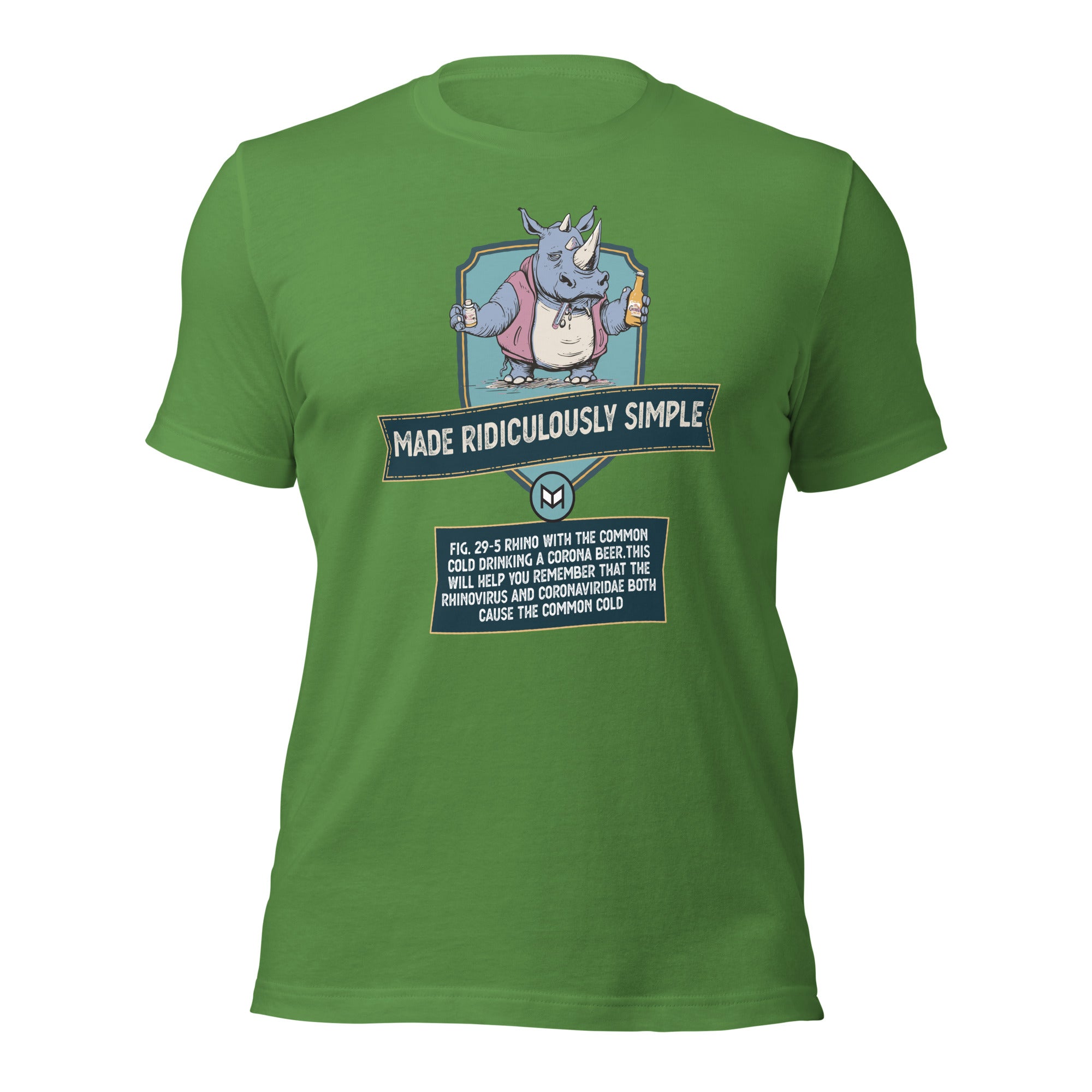 Rhinovirus and Coronavirus "Teach-Shirt"