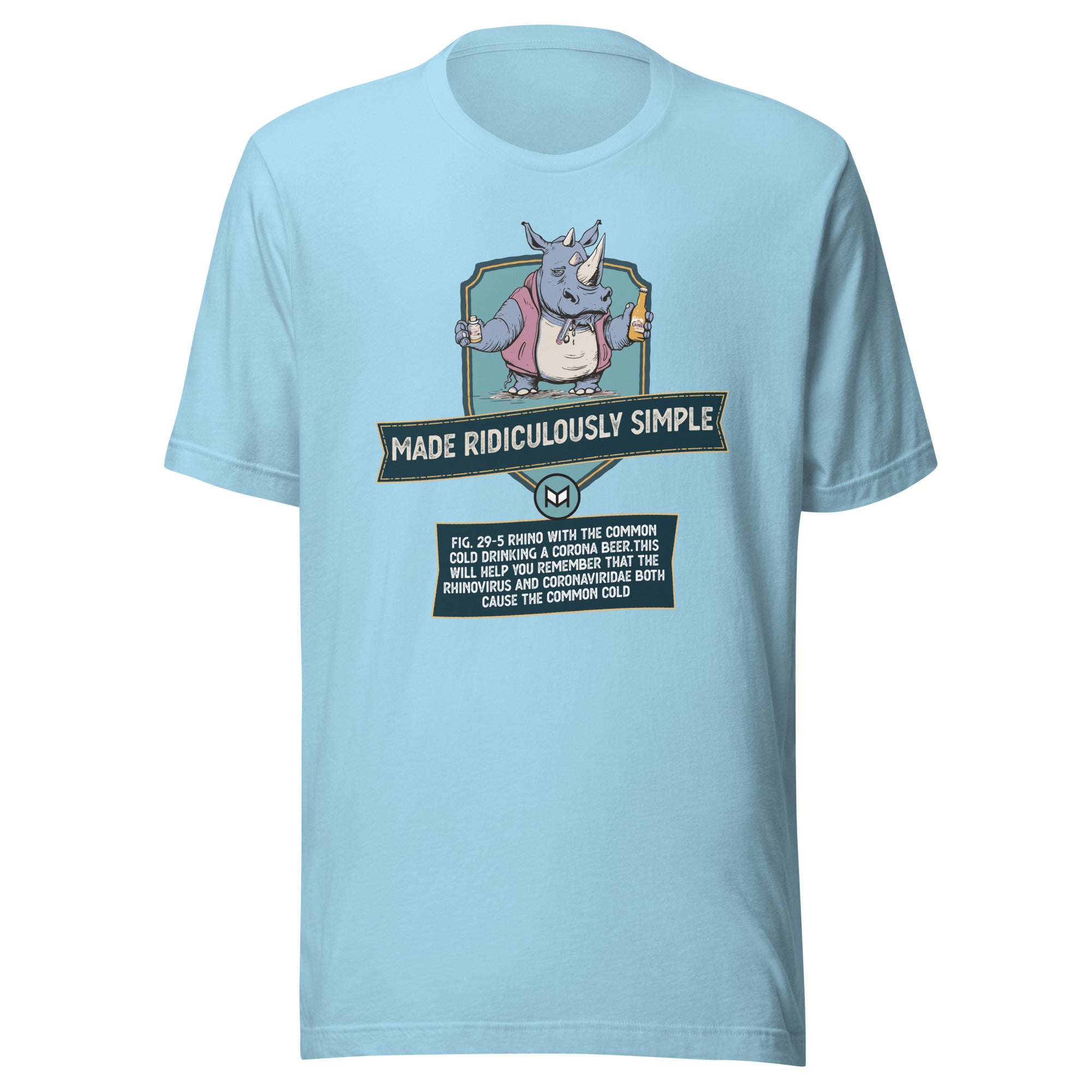 Rhinovirus and Coronavirus "Teach-Shirt"