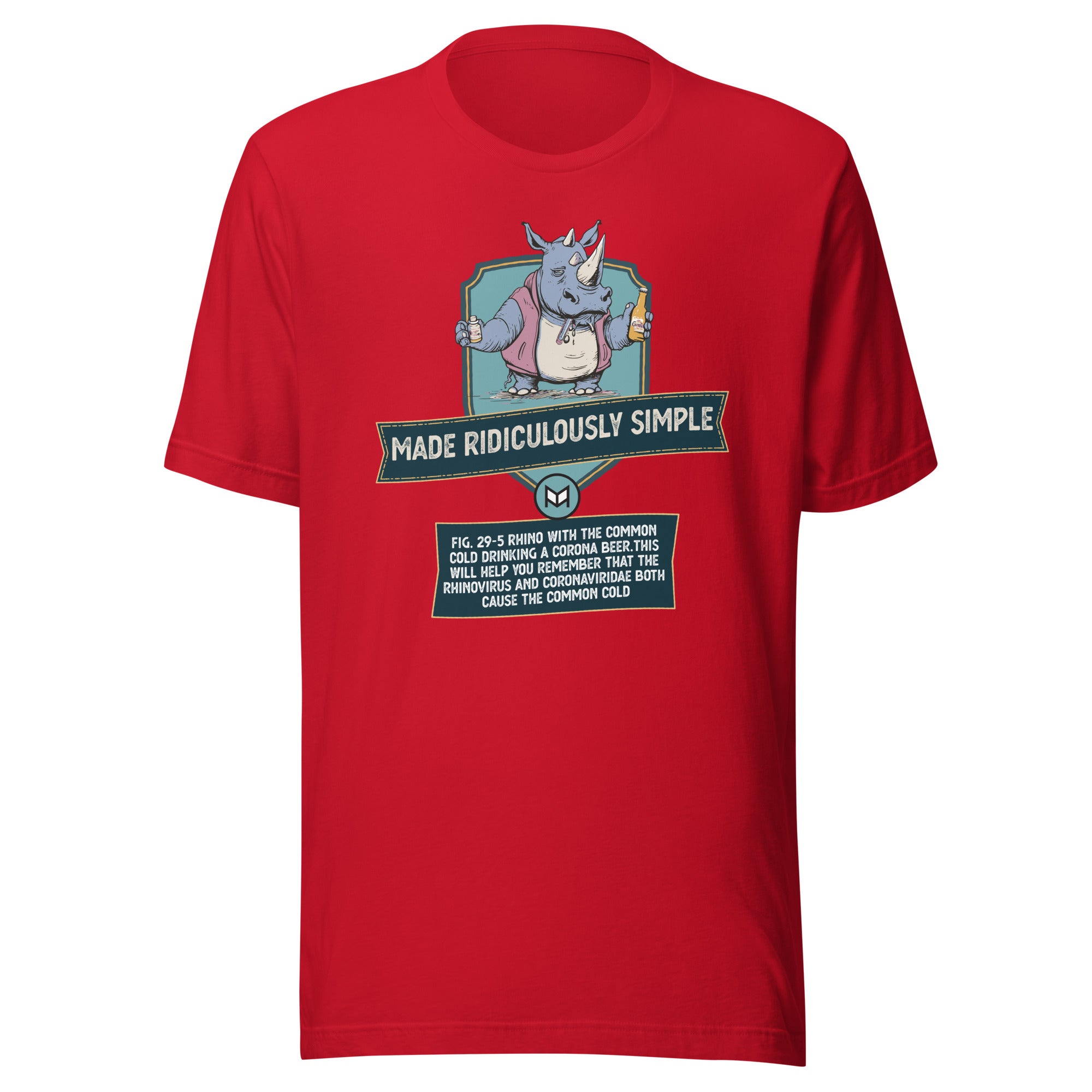 Rhinovirus and Coronavirus "Teach-Shirt"