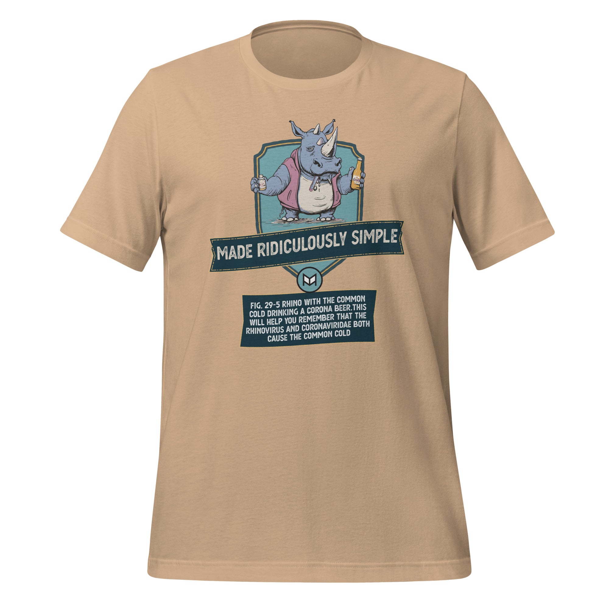 Rhinovirus and Coronavirus "Teach-Shirt"