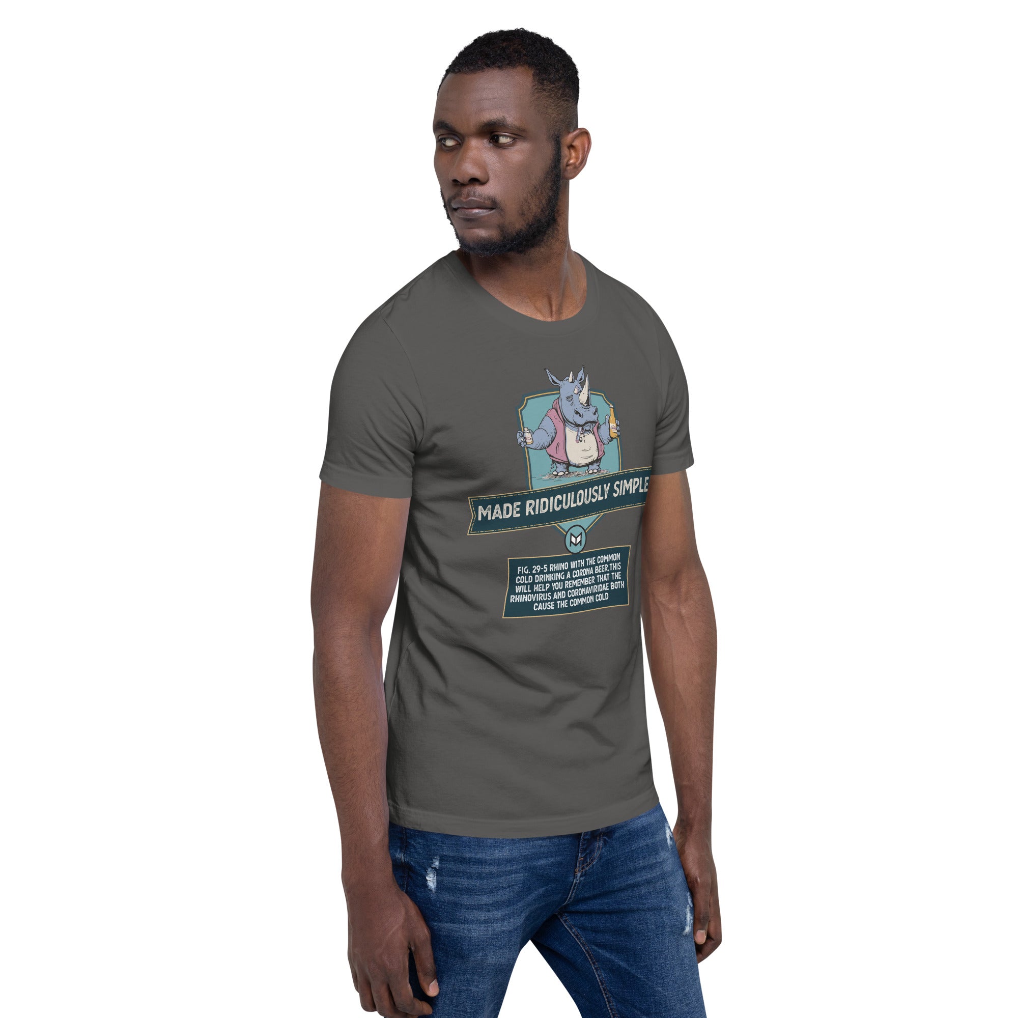 Rhinovirus and Coronavirus "Teach-Shirt"