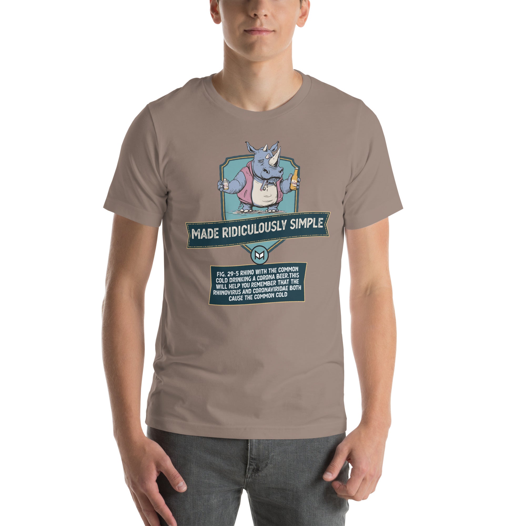 Rhinovirus and Coronavirus "Teach-Shirt"